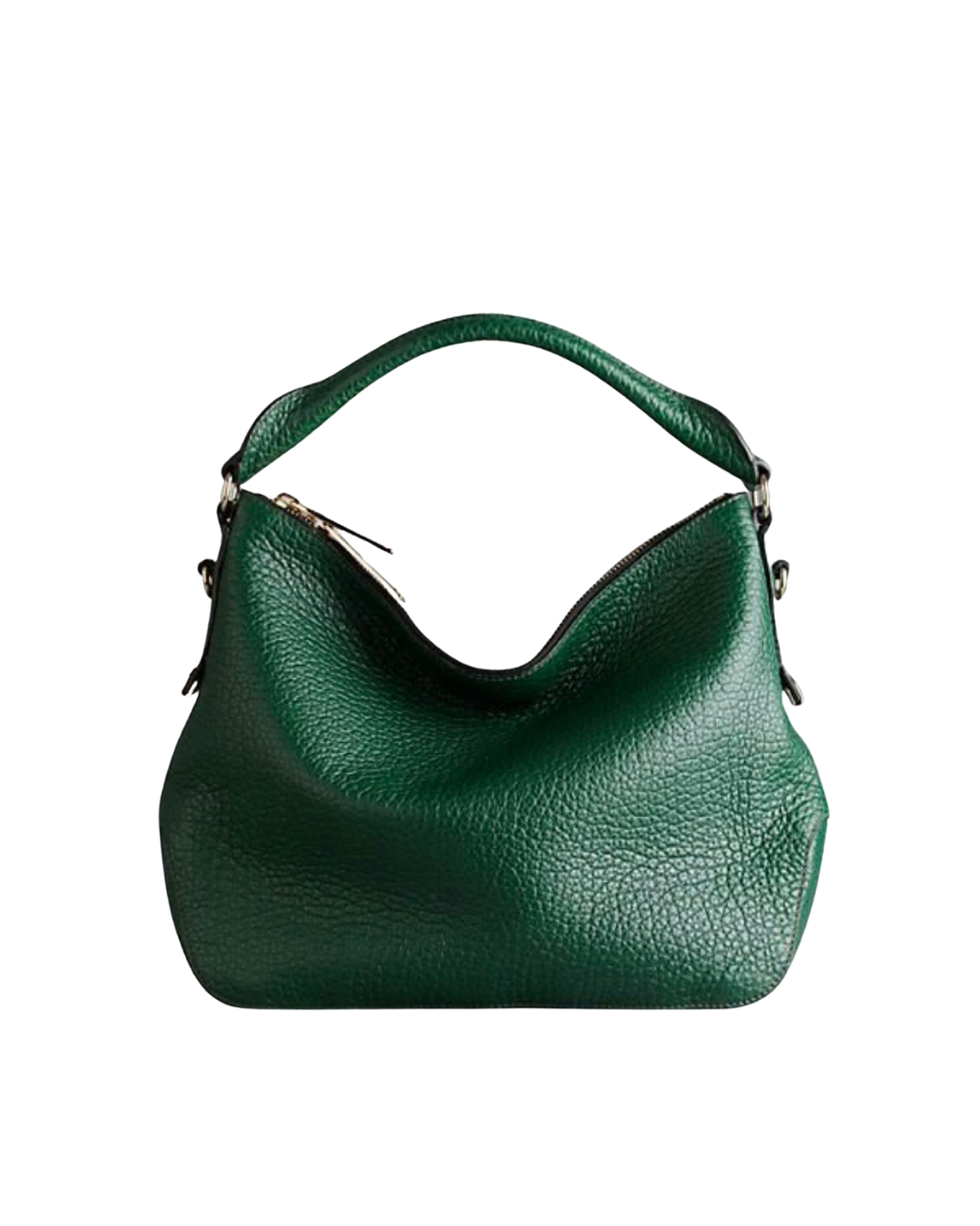 Textured Green Leather Handbag – Elegant Everyday Style