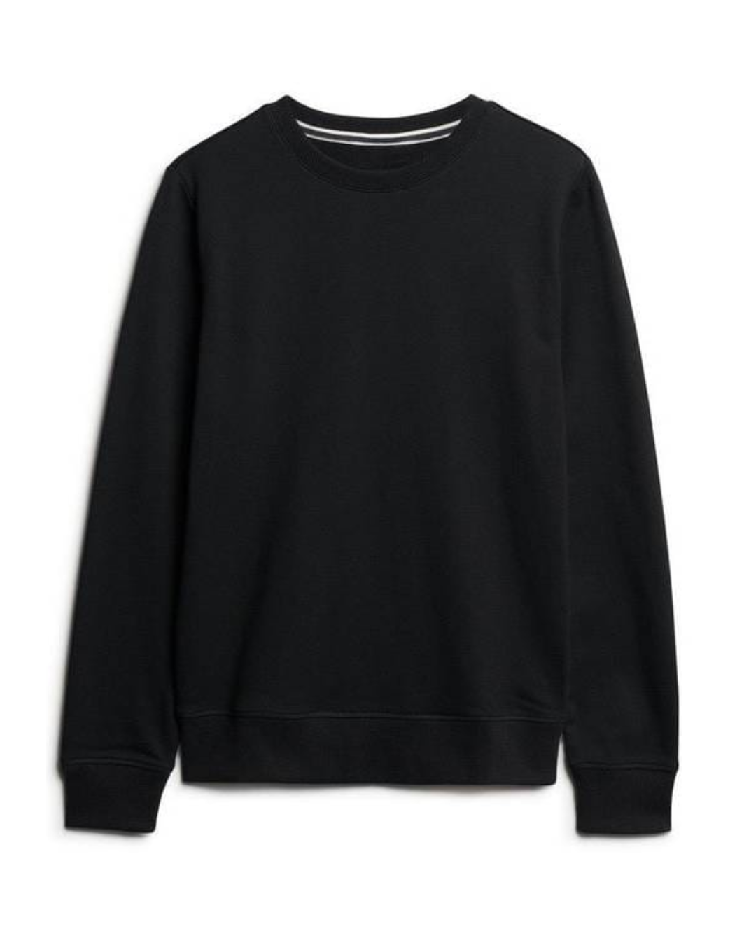 Classic Black Crewneck Sweatshirt