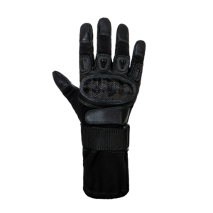 Black Tactical Motorcycle Glove – Reinforced Export Edition