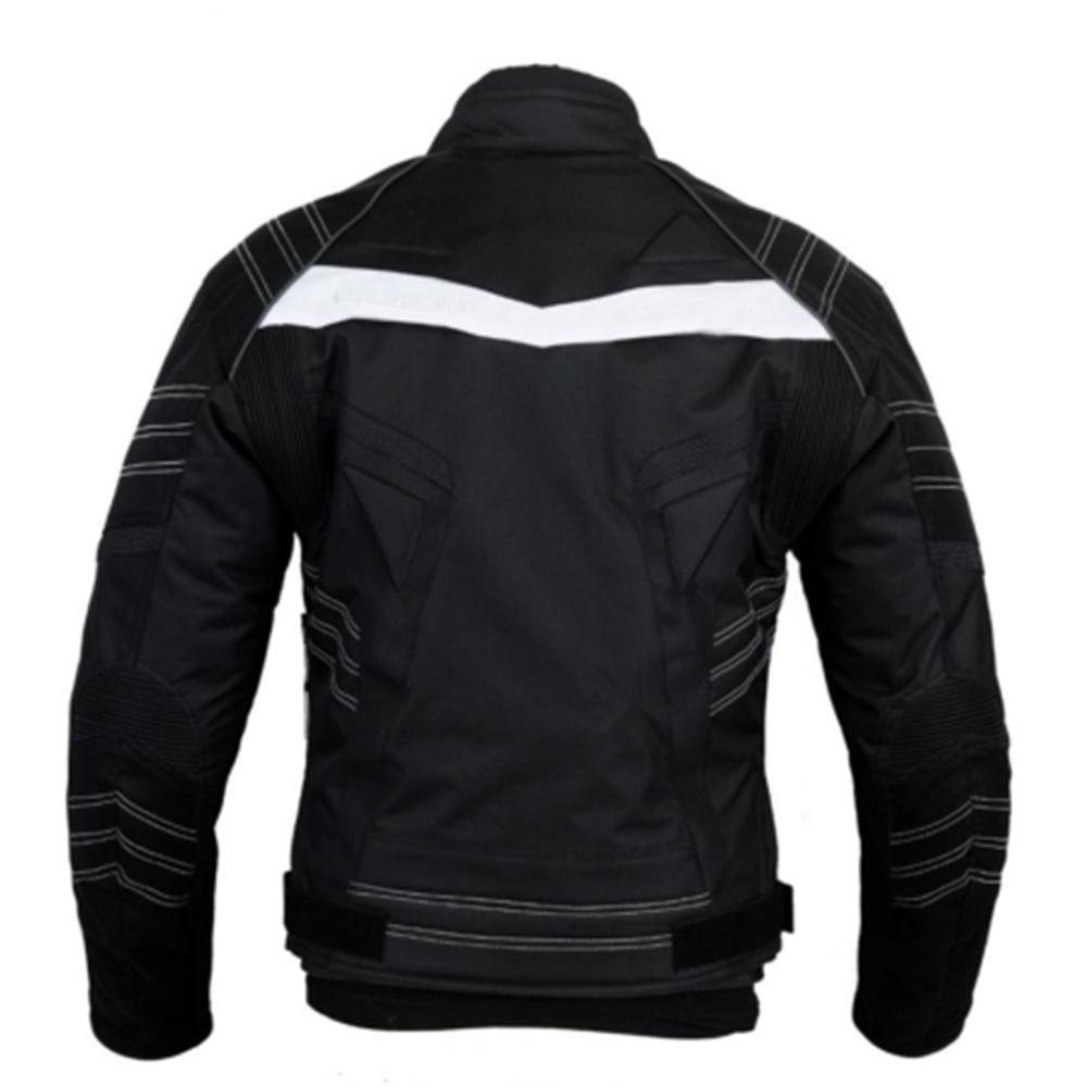 Professional Leather Motorcycle Racing Jacket with Aerodynamic Speed Hump – Custom OEM Manufacturing