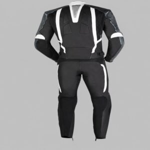 Black & White Performance Motorcycle Racing Suit